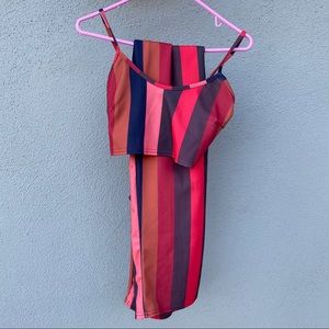 Nasty gal Crop top and wide leg pants set